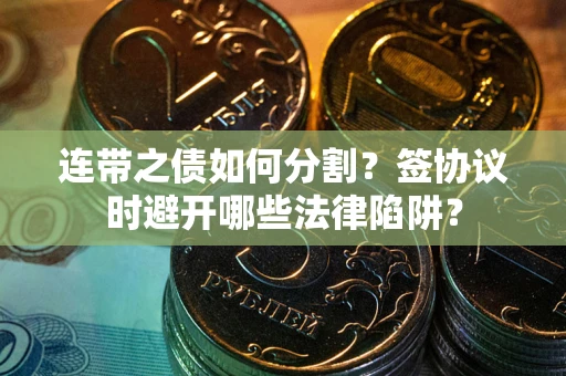 济南连带之债如何分割？签协议时避开哪些法律陷阱？
