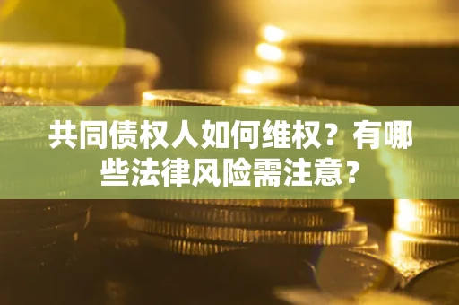 济南共同债权人如何维权？有哪些法律风险需注意？