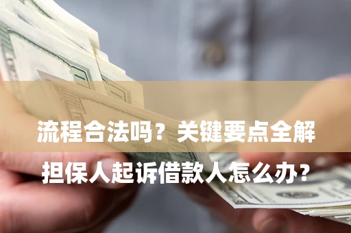 济南

担保人起诉借款人怎么办？流程合法吗？关键要点全解析