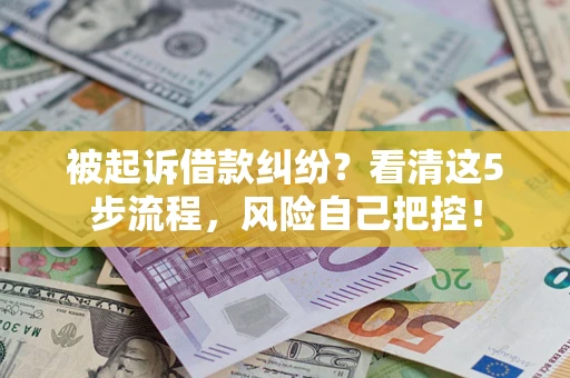 济南被起诉借款纠纷？看清这5步流程，风险自己把控！