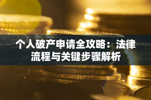 济南个人破产申请全攻略：法律流程与关键步骤解析