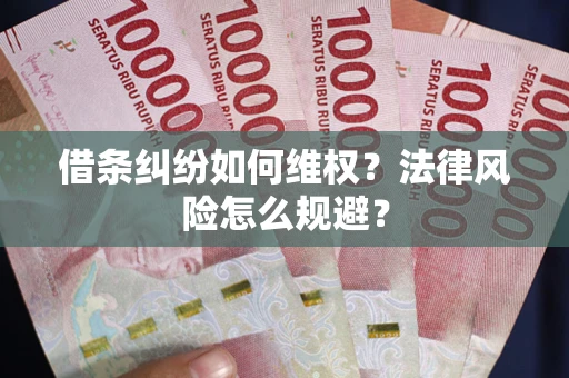 济南借条纠纷如何维权？法律风险怎么规避？