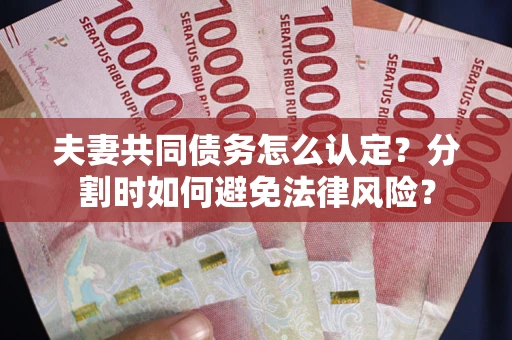 济南夫妻共同债务怎么认定？分割时如何避免法律风险？